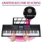 Glarry GEP-105 61-Key Portable Electronic Piano Keyboard
